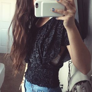 Super Cute Black Blouse !